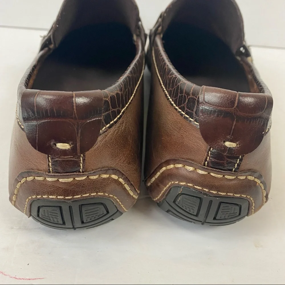 Cole Haan Venetian Loafer Men's 10 M French Roast Brown Loafers Buckle C11396